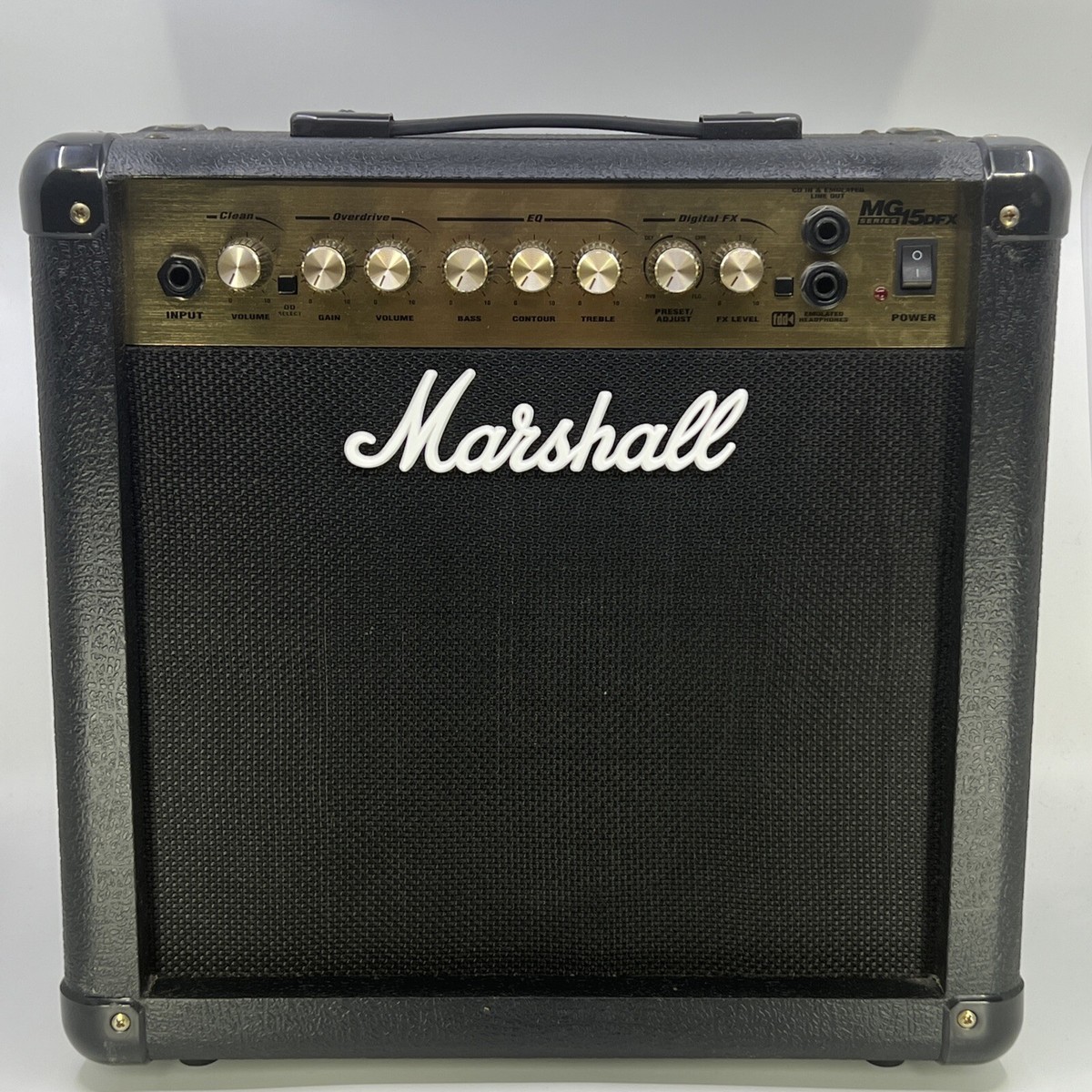 Marshall MG Series MG15DFX Amplifier Amp Black Works Great | eBay