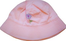 New Vintage Baby Gap Pink Bucket Sun Hat Size 2-3-4 2T 3T 4T NWT