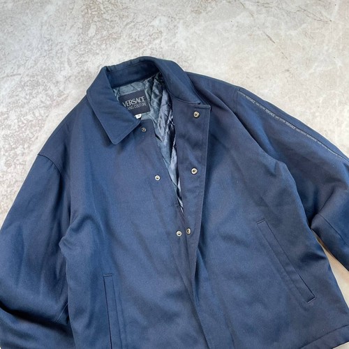 Chaqueta Bomber Vintage Años 90 Versace Jeans Manga Alta Rayas Logo Versace / S - Imagen 8 de 17