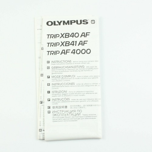 Olympus Trip XB40 AF камера руководство - оригинальное руководство инструкции - Изображение 1 из 2