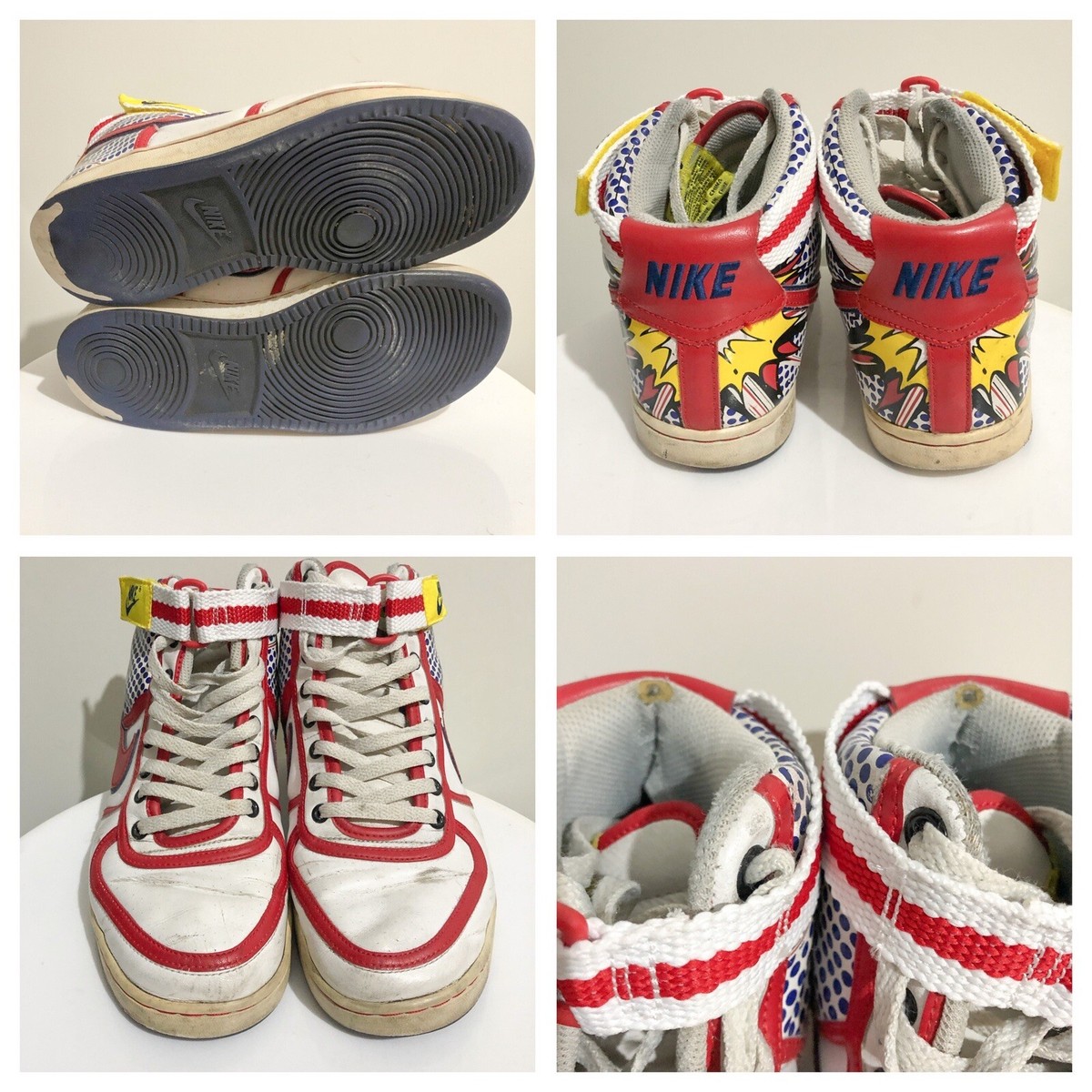 Very Rare Vandals Premium Pop Art Roy Lichtenstein Hi-Top