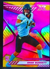 Sage Surratt RC 2021 Chronicles Draft Picks XR Pink Holo Rookie Card #178 NFL