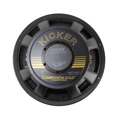 Kicker 50th Competition GOLD Edition 15 Inch Subwoofer Dual 4 Ohm