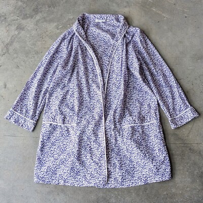 Sleepy Jones Louise Robe in Navy Floral small