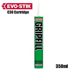 GRIPFILL Adhesive Sealant EVO-STIK General Multi-purpose Gap Filler 350ml