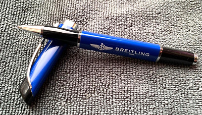Metall Kugelschreiber hochwertig Luxus Designer Logo ( Breitling ) Werbeartikel