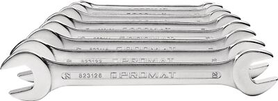 Doppelmaulschlüsselsatz 12-teilig SW6-32 mm CV-Stahl verchromt PROMAT