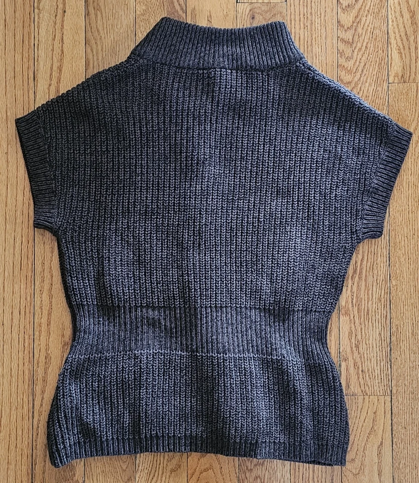 Suéter tejido marrón abotonado Kenneth Cole Reaction damas talla grande Foto 2 de 4