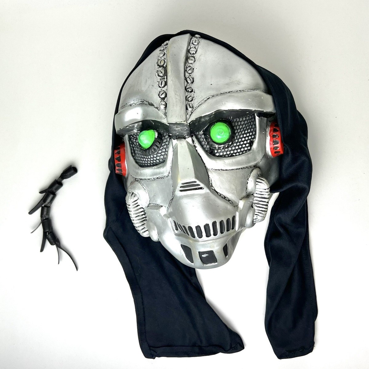 Vtg Fun World Div Easter Unlimited Cyborg Robot Mask 90s Halloween 