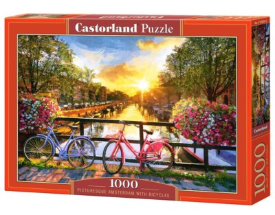 Castorland C-104536-2 Picturesque Amsterdam Puzzle 1000 Teile 68 x 47 cm Neu+OVP