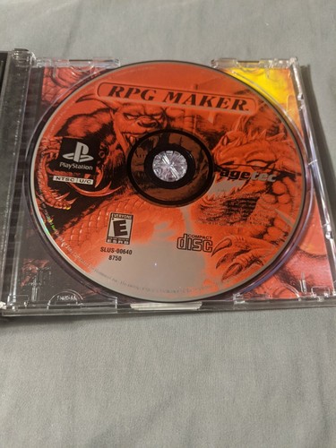 RPG Maker (Sony PlayStation 1, PS1 2000) solo gioco e scatola senza manuale. Funziona! - Foto 2 di 4