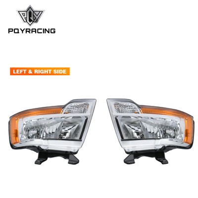 Headlight Headlamp For 2015 2016 2017 Ford Expedition Halogen Chrome Left+Right