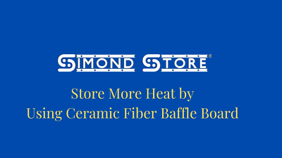 Simond Store Ceramic Fiber Insulation Board – 2300°F, 23.6" X 23.6", 1" Thick