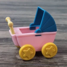 Playskool Baby Stroller Dollhouse Furniture Carriage Replacement Girls Toy 90's