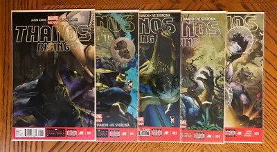 THANOS RISING Issue 1 2 3 4 5 Complete Series / Full Run Marvel 2013 VF- to VF+