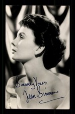 Jean Simmons Autogrammkarte Druck Signiert # BC 207957