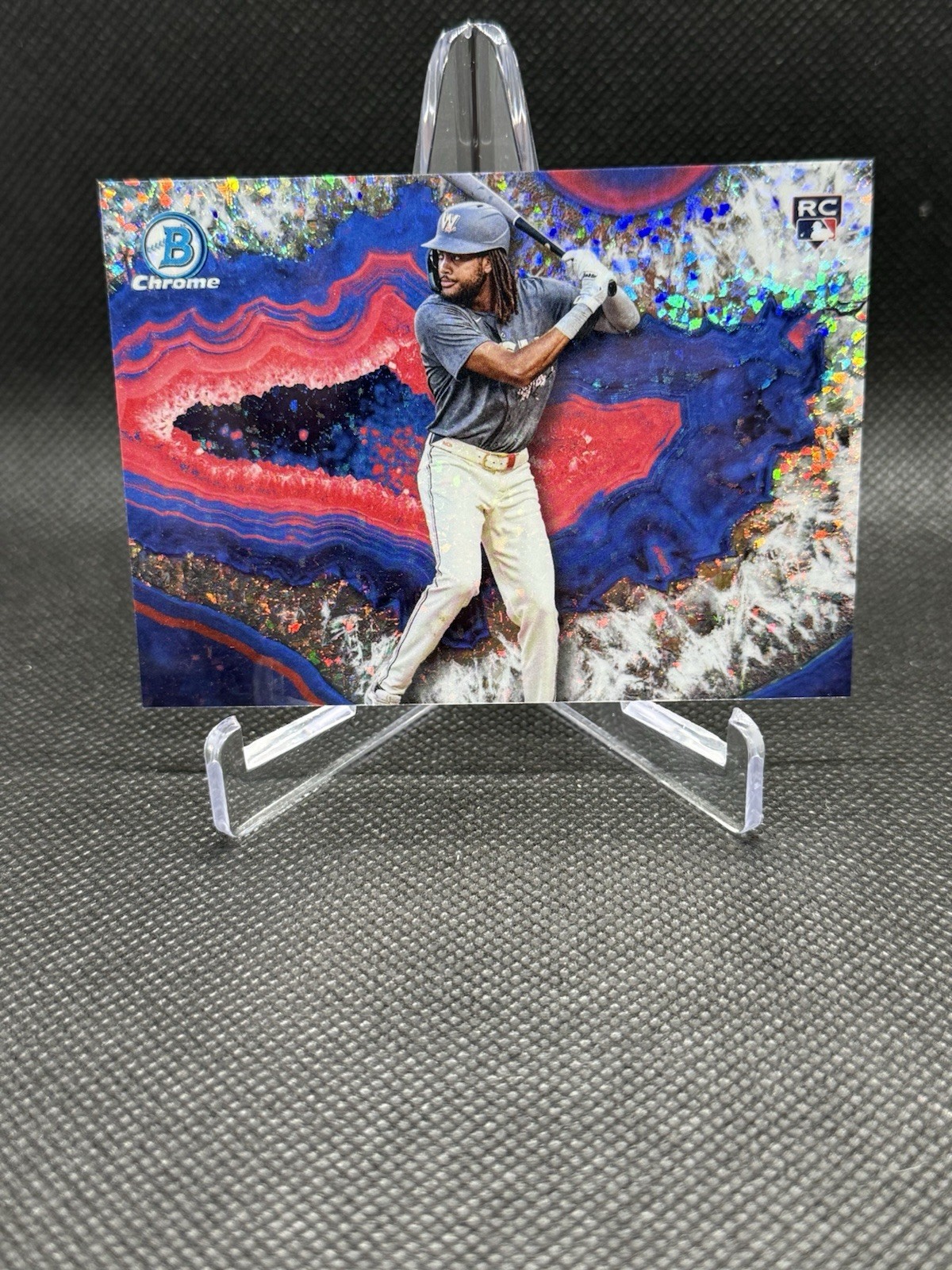 JAMES WOOD 2025 BOWMAN CHROME CRYSTALLIZED ROOKIE SSP NATIONALS