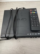 Black Electcom DVD player with universal Remote Control