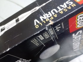 LEGO 21309 NASA Apollo Saturn V New In Sealed, (Damaged) Box