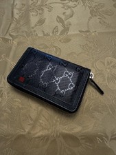 Gucci Women's Credit Card/Cash Wallet - 3 divider - Black Monogram