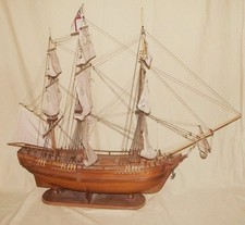 Scratch Built Model Of The HMS Bounty 1787 1:36 Scale