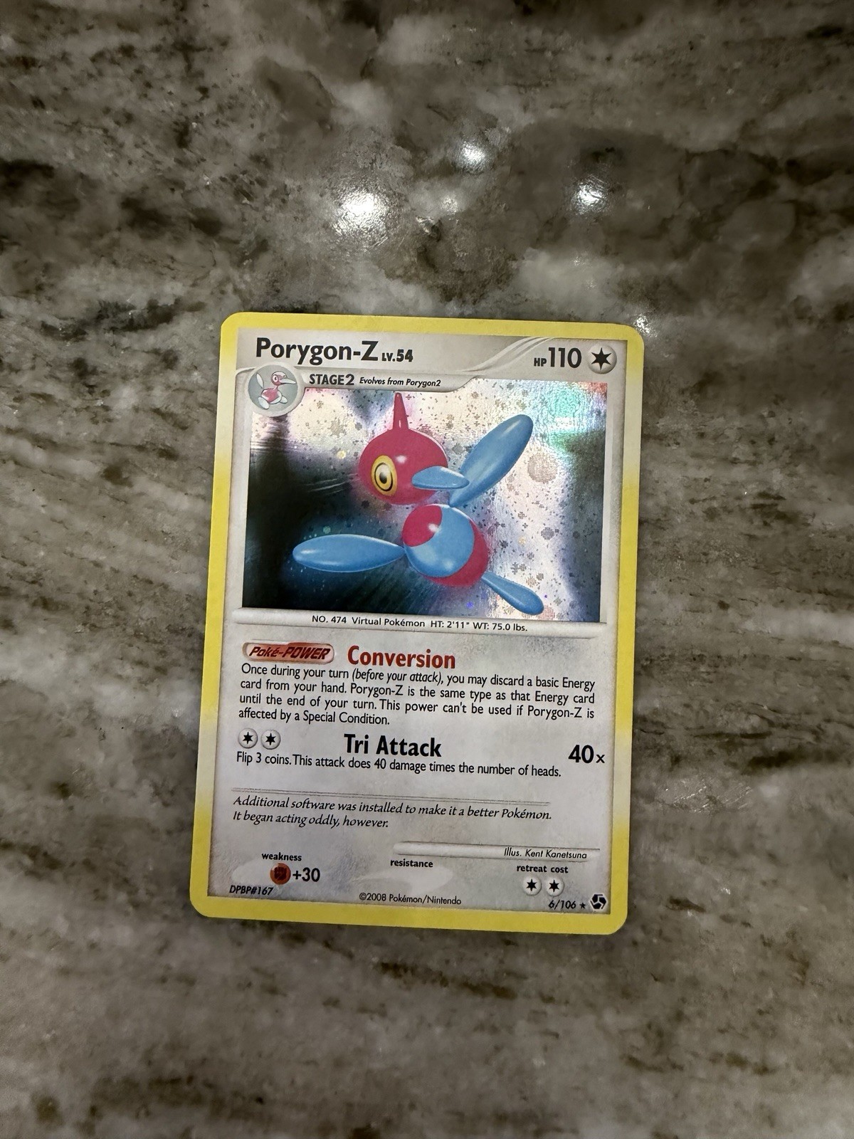 Porygon-Z Reverse Holo #6/106 Rare Pokemon Great Encounters NM