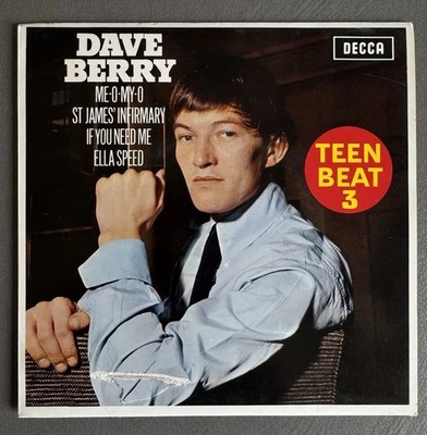 Dave Berry - Teen Beat 3 - DECCA DX 2389 White Label Unverkäufliche Musterplatte