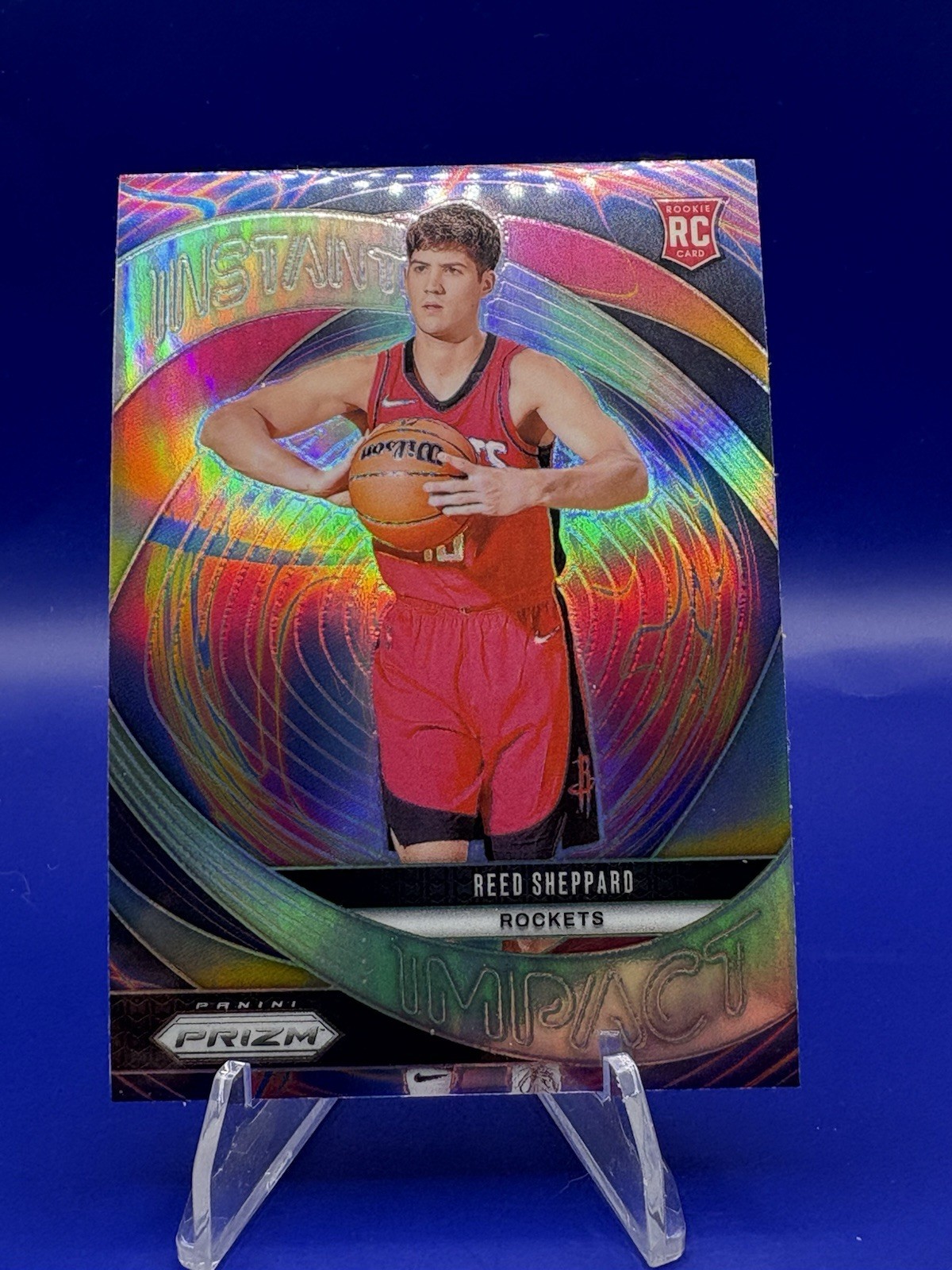 2024-25 Panini Prizm - Instant Impact Reed Sheppard #24 Silver Prizm (RC)