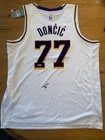 Luka Doncic Signed Los Angeles Lakers Jersey White Autographed PSA DNA COA Tags