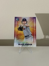 2021 Bowman Chrome #DG-20 Blaze Jordan Dawn of Glory Mojo Refractor Red Sox C96A