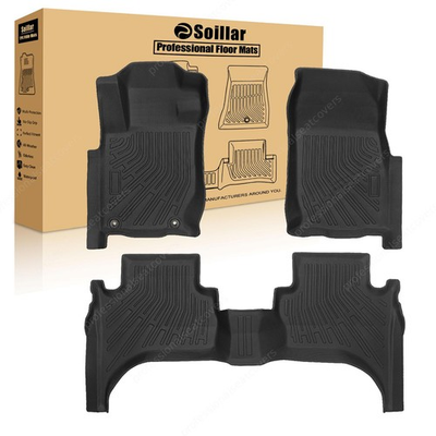 #ad #ad Fits 2005 2018 Mitsubishi L200 Triton Front2nd All Weather TPE Floor Mats Liner $72.29