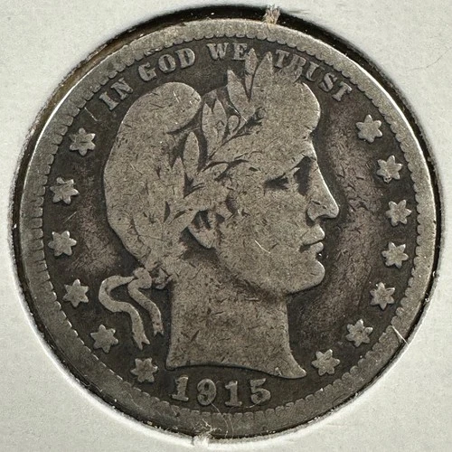 1915 25C Barber Quarter (88508)
