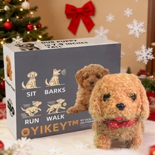 Robot Puppy My Realistic Robot Puppy Electronic Interactive Dog-Walking Barking