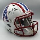 Warren Moon Signed Houston Oilers Full Size Replica Helmet HOF 06 JSA Certified