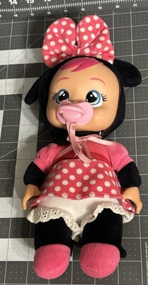 Disney Minnie Mouse Cry Babies Tiny Cuddles Costume Soft Body Doll Baby 