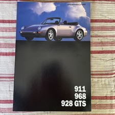 1993 Porsche 911 968 928 Gts Folder Dealer Brochure Poster Rare 22 X 30