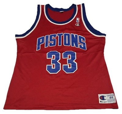 ★ Champion ★ NBA デトロイト・ピストンズ 33 ゲームシャツ Vintage Detroit Pistons Jersey #33 NBA Champion Mens Size 44 90s