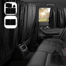 Car Privacy Curtains Set Universal Taxi Car Divider Curtain Blackout Curtains