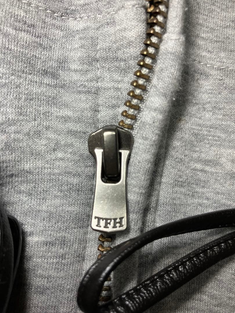 THE FLAT HEAD Cotton Polyester Toggle Zip Up Hood… - image 11