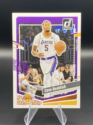 2023-24 Panini Donruss Cam Reddish Los Angeles Lakers #53 Trading Card FREE SHIP