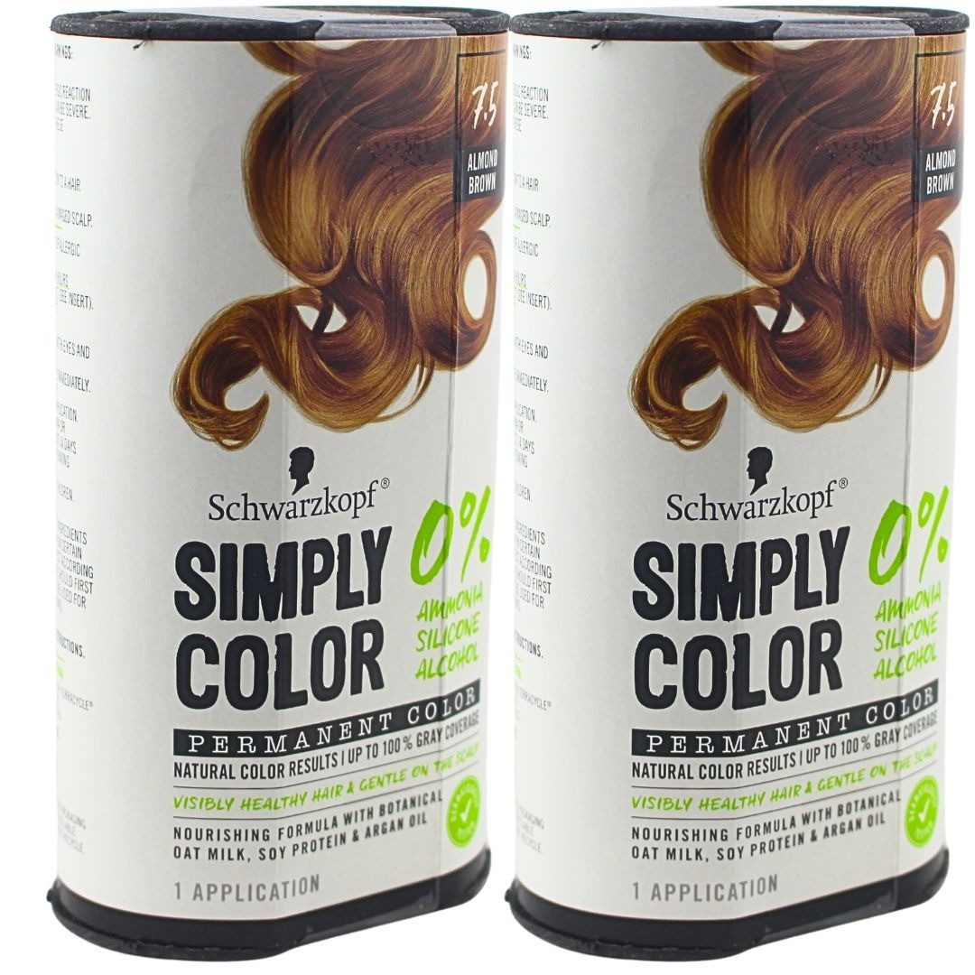 Permanent Hair Color 7.5 Almond Brown