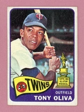 1965 Topps #340 Tony Oliva Minnesota Twins Baseball Card Low Grade