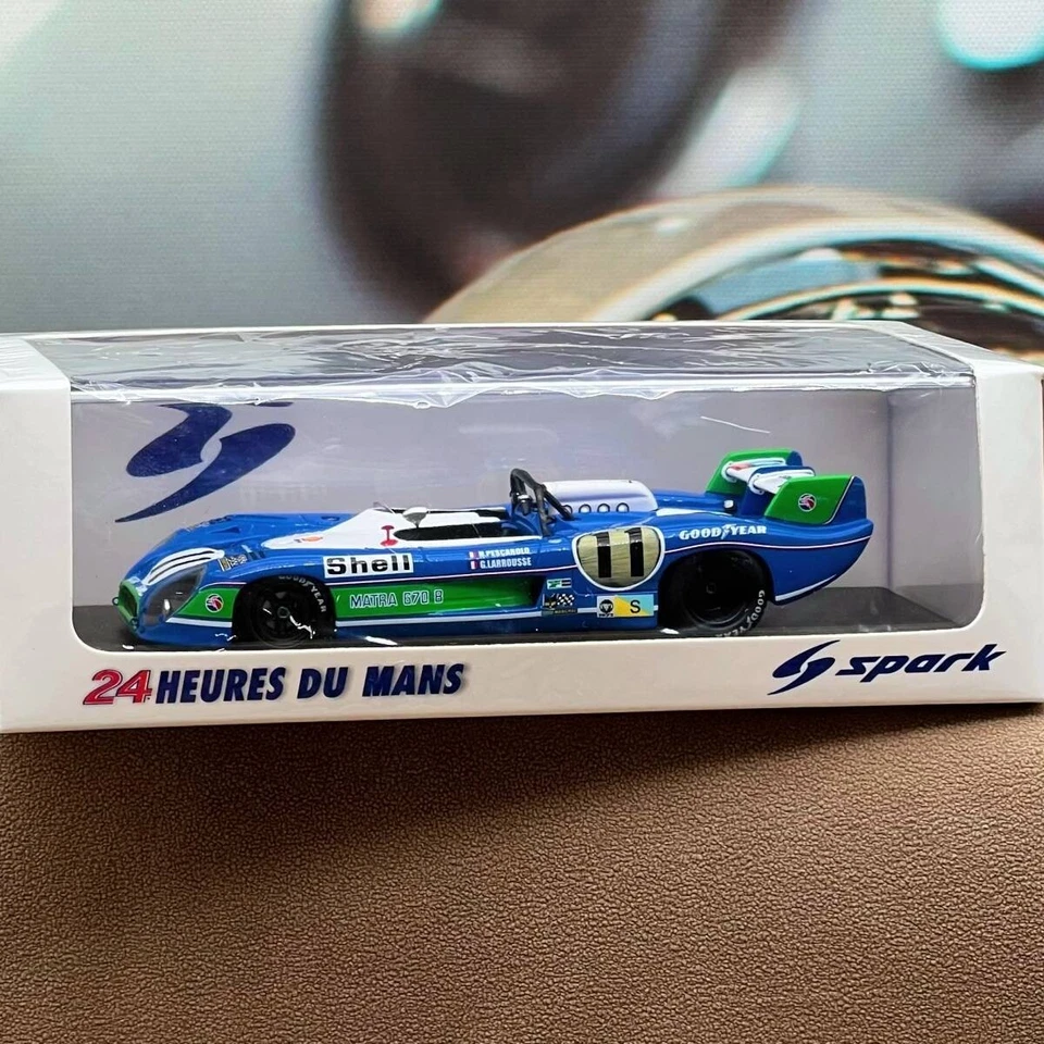 Modellino auto vincitore SPARK 1/43 Matra-Simca MS 670B n.11 Le Mans 1973 - Immagine 3 di 4