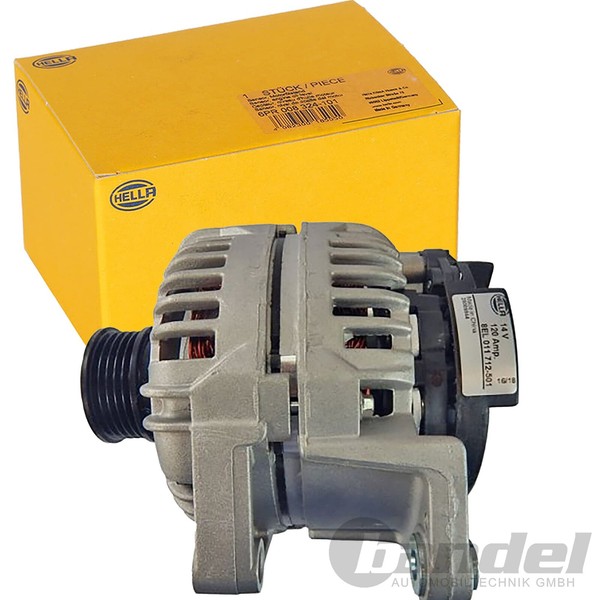 Hella Lichtmaschine Generator 120A Passend FüR Opel Astra Meriva Signum Vectra-image