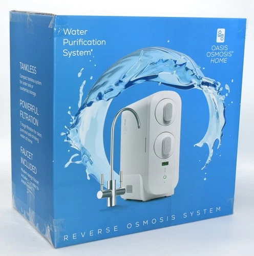 Tankless Reverse Osmosis System 600GPD Under Sink Water Filter RO Purification