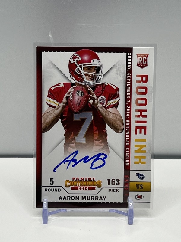 2014 Panini Contenders - Rookie Ink Rps Aaron Murray #RRI-AM (AU, RC)