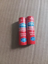 (2) Vintage Eveready Energizer 1015 Transistor Battery AA Batteries- Not Working