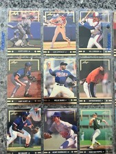 1991 Leaf Baseball 1-528 Card Set & Gold Rookies/Gold Moments Sets! 1-26