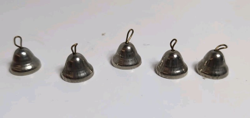 Vintage  Bell, Charm, Ornament Lot Of 5
