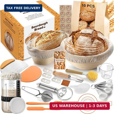 VIMERPA Sourdough Starter Kit, Bread Making Kit with Sourdough Starter Jar for B
